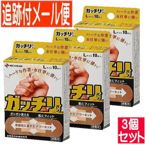 【3個セット】ガッチリバン Lサイズ 10枚【メール便送料無料/3個セット】