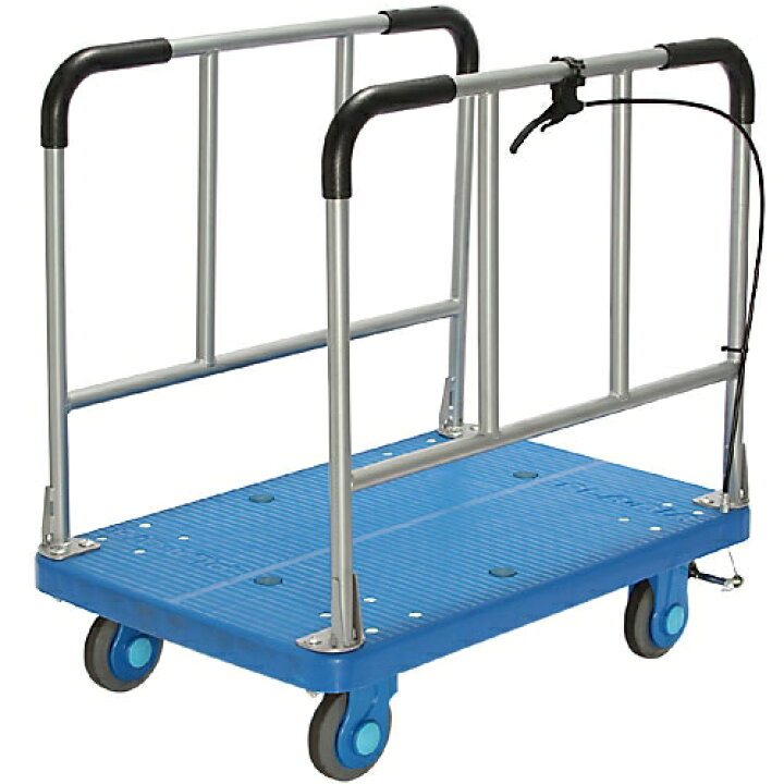 楽天市場】カナツー ハンドストッパー付き長尺物運搬台車 PLA300-W-HS 