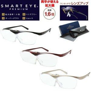 SMART EYE PREMIUM(�X�}�[�g�A�C�E�v���~�A��) �g�勾1.6�{ �y�ʁE���e�� �n�l�A�Q�^�C�v���[�y SLP-01