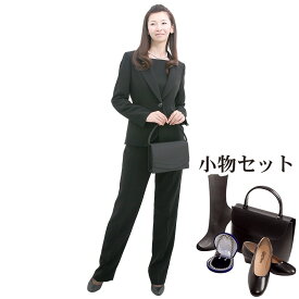 【レンタル】当日発送 [フルセット]喪服 レンタル 礼服 レンタル〔307〕ブラックフォーマル スリーピース　スカートスーツ パンツスーツ レンタル[卒業式][卒園式][お葬式][授乳]{9号}{11号}{13号}{2}{3}{4}{5}[選べるパンツスカートスーツ]{7分袖}[l]【0AZ0307】