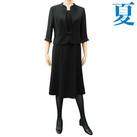 【レンタル】当日発送 【夏用 礼服 レンタル】レディース ブラックフォーマル レンタル 9号 11号 13号 15号 17号【喪服 夏用】【サマーフォーマル】【スーツ レンタル】【礼服 レディース 夏】【夏のご葬儀 ご法要】{3}{5分袖}【fy16REN07】[授乳対応]【0AZ0404】