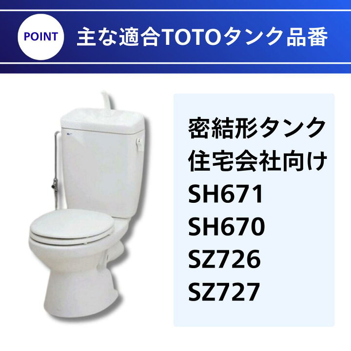 楽天市場】TOTO 密結パッキン 取付金具ユニットセット HH12023 HH0707R 