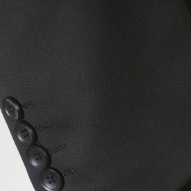 スーツノータック スリム ビジネススーツ メンズ上品な生地感 リクルート 面接にも最適 就活 ブラックスーツ本格台場仕立て 黒無地 21000 bi tRS7099