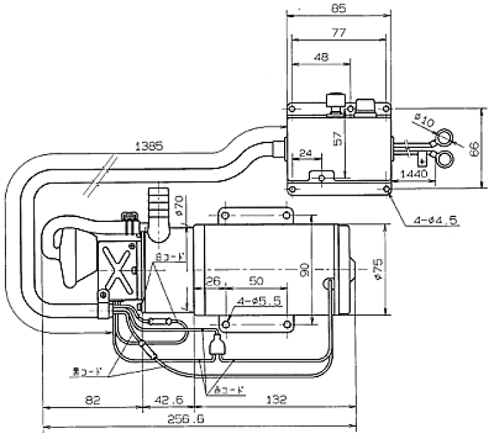 BK-24 工進 ビルジキング 24V 付属品付 日立ビルジと取付が同じ