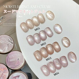 【限定！ギフトプレゼントキャンペーン中】ROLITA クリアヌード系 マグネットネイル セリアマグネット ネイル ​5ミクロン超微粒 高発色 クリアジェルネイル 初心者OK サロン用 プロ用 カラージェル ネイルジェル アートジェル ネイル用品 ネイルデザイン セルフネイル