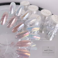 CICK オーロラパウダー ネイルアート ニュアンスクロムパウダー ミラーパウダー クロムパウダー 偏光パウ…