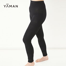 着圧 スパッツ 【ヤーマン公式】《着圧パワーパンツ 》ブラック｜筋肉サポート 補正下着 あたたかい あったか 美尻 ヒップライン 骨盤 着圧 タイツ スパッツ インナー プレゼント ギフト 女性★