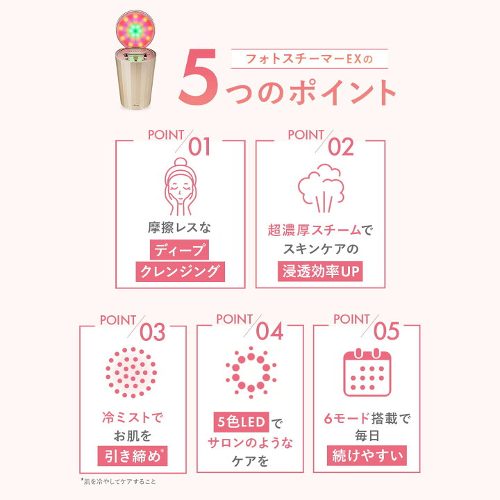 楽天市場】スチーマー フェイススチーマー 美顔器 【ヤーマン公式 
