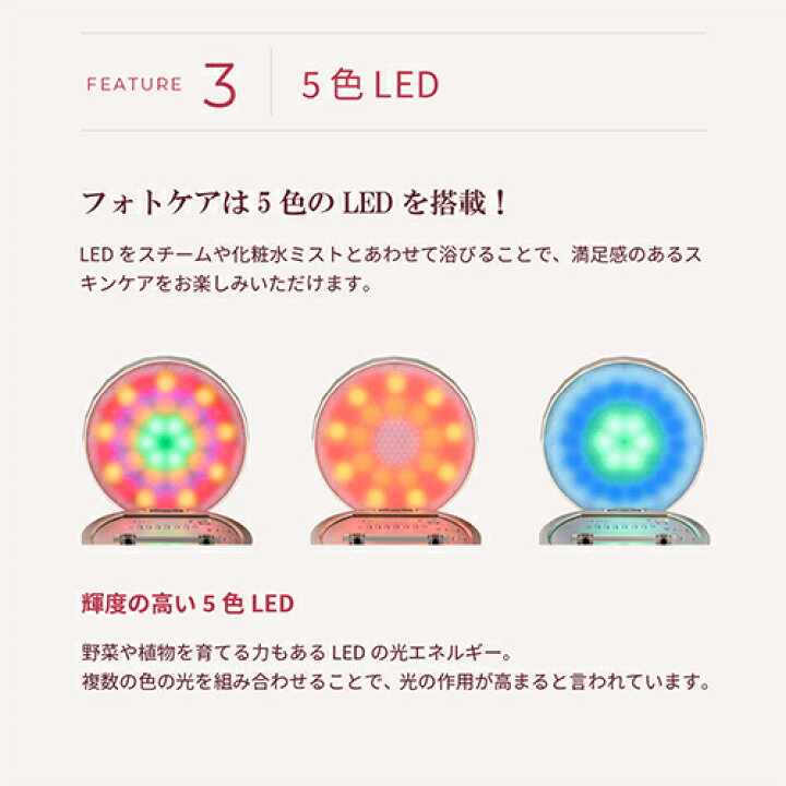 楽天市場】【18,700円オフ】スチーマー フェイススチーマー 美顔器 
