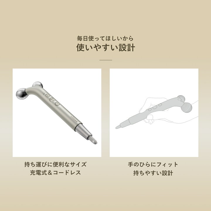 楽天市場】美顔 ポインター 美顔器 ローラー【ヤーマン公式】《WAVY 