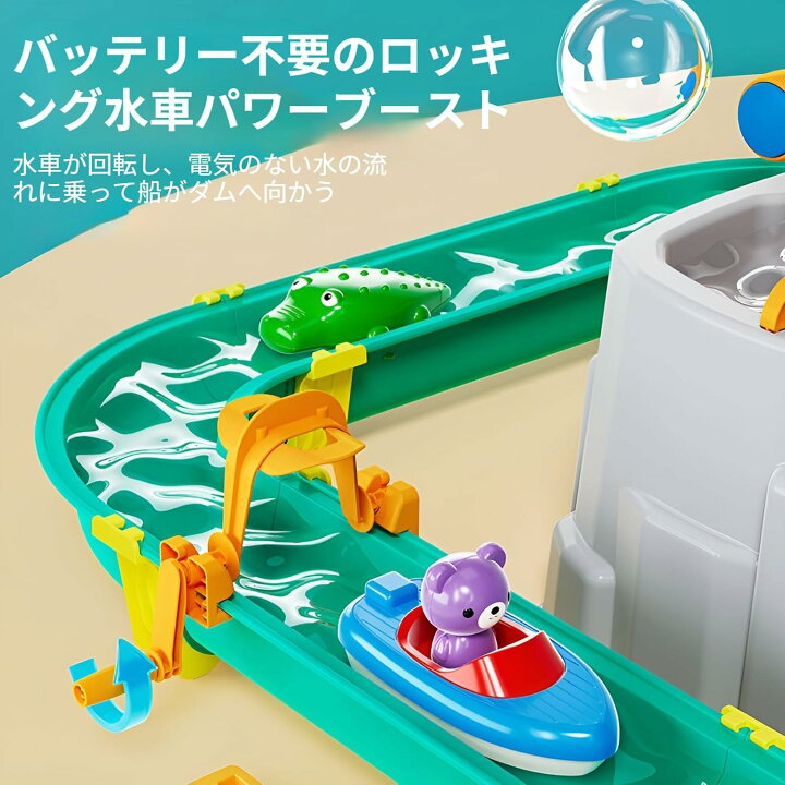 楽天市場】【最大P10】水遊び玩具アクアプレイ 水遊びセット 2in1大型 