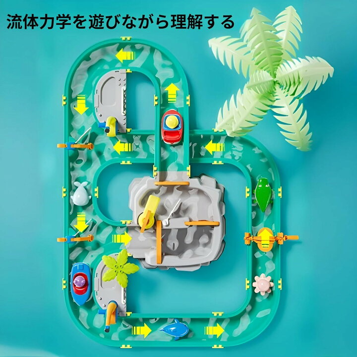 楽天市場】【最大P10】水遊び玩具アクアプレイ 水遊びセット 2in1大型 