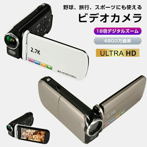 �r�f�I�J���� �f�W�^�� �E�F�u�J���� 48MP 2.7K 18�{�f�W�^���Y�[�� 270�x��] LED�t�B�����C�g �B�e DV�n���f�B�J�� vlog�J���� YouTube�J���� Web�J���� �f�W�J�� ��u���␳