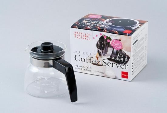 目盛りがあってコーヒーも淹れやすい コーヒーサーバー CS-3 1~3杯用 500ml 目盛りあり コーヒーカップ3杯用 三洋産業 おうちカフェ 日本製 おしゃれ 来客 もてなし 便利 流行のアイテム 完璧