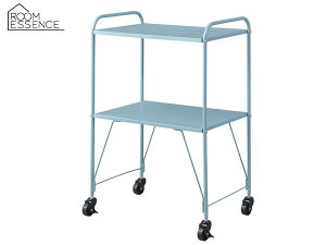 東谷 サイドワゴン ブルー W53×D35×H75.5 LFS-883BL キャスター 移動 便利 マルチ ワゴン デスク回り メーカー直送 送料無料