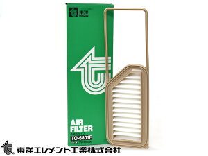 タント L375S L385S LA600S LA610S エアエレメント エアー フィルター クリーナー 東洋エレメント ターボ無 TO-6801F