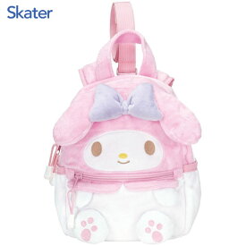 ハーネス付き ベビーリュック マイメロディ スケーター CBRYU1 / リュックサック バッグ Wファスナー ぬいぐるみ キッズ用 子供用 こども用 かわいい おしゃれ カワイイ オシャレ おでかけ キャラクター Sanrio サンリオ 女の子 ギフト プレゼント /