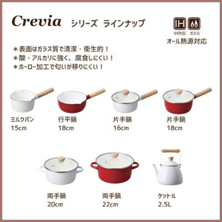 楽天市場】ホーロー両手鍋 22cm ガラス蓋 パール金属 クレヴィア / IH対応 ほうろう 琺瑯 赤 白 レッド ホワイト かわいい / : Y-LIVING 楽天市場】ホーロー両手鍋 22cm ガラス蓋 パール金属 クレヴィア / IH対応 ほうろう 琺瑯 赤 白 レッド ホワイト かわいい / : Y-LIVING