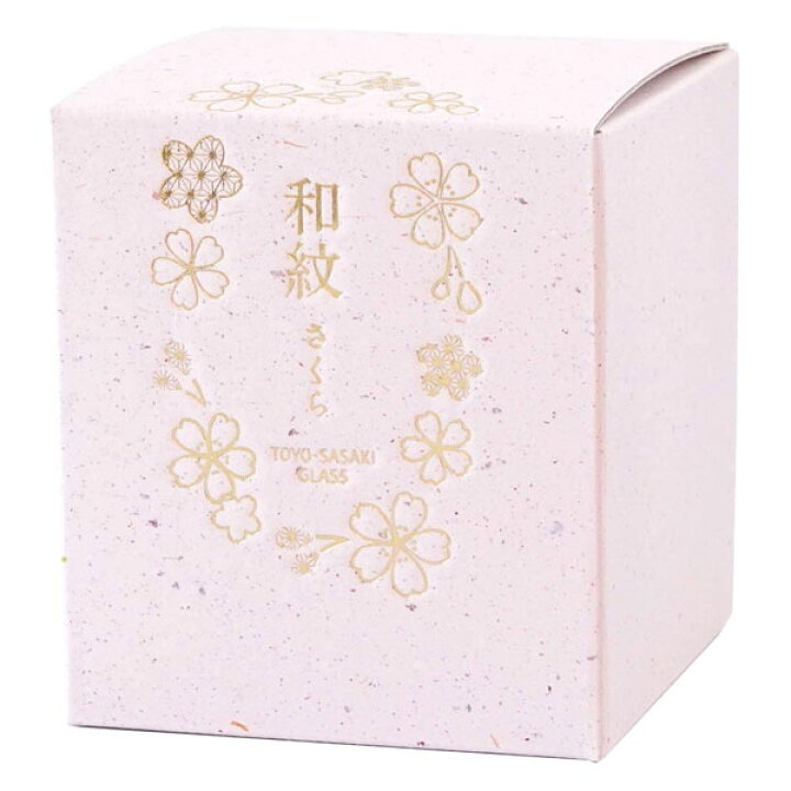 楽天市場】杯 (高台) 130ml 和紋 さくら柄 東洋佐々木ガラス 07600 
