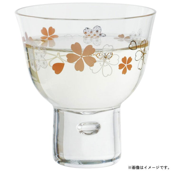楽天市場】杯 (高台) 130ml 和紋 さくら柄 東洋佐々木ガラス 07600 