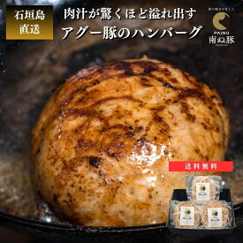 石垣島産 アグー豚 南ぬ豚 網脂ハンバーグ 食べ比べ 3個セット | 3種類×各1個 島こしょう ピパーツ 島とうがらし 高級 ギフト 国産 沖縄 希少 贅沢 極上 ジューシー 肉汁 あぐー豚 内祝 出産祝い お中元 お歳暮 グルメ やえやまファーム 送料無料