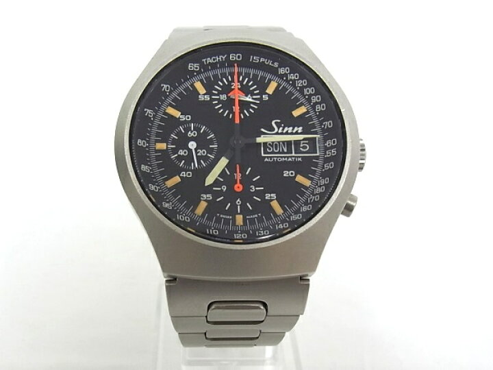 楽天市場】Sinn ジン 157.M クロノグラフ デイデイト オートマチック 