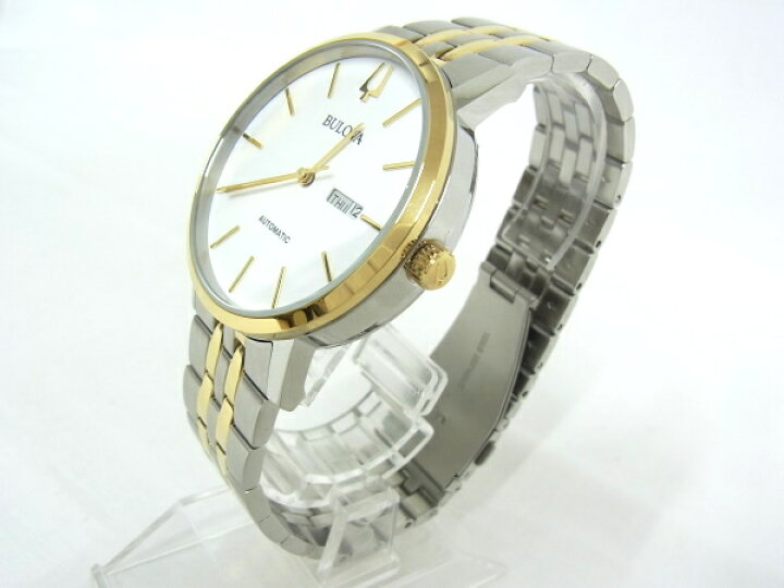 楽天市場】ブローバ BULOVA 98C130 メンズ オートマチック デイデイト 