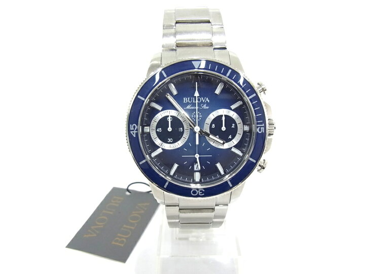 楽天市場】ブローバ BULOVA 96B380 マリンスター クオーツ クロノ  