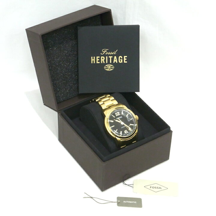 楽天市場】FOSSIL フォッシル HERITAGE ヘリテージ ME3232 ゴールド 