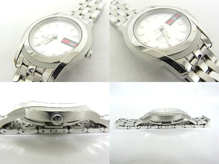 楽天市場】グッチ 5500 AUTO YA055205 メンズ GUCCI Gクラス シルバー 