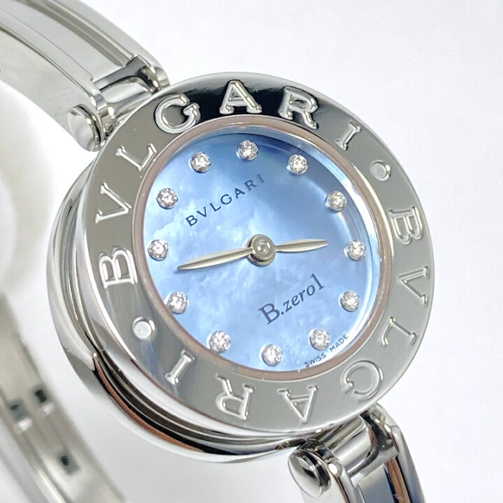 楽天市場】ブルガリ BZ22S B-Zero1 バングルウォッチ 12Pダイヤ ブルー 