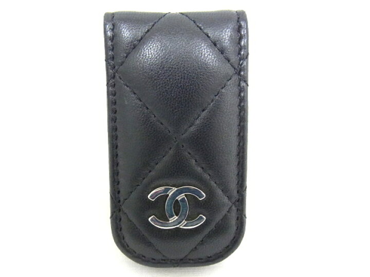 楽天市場】CHANEL シャネル マネークリップマトラッセ ブラック 
