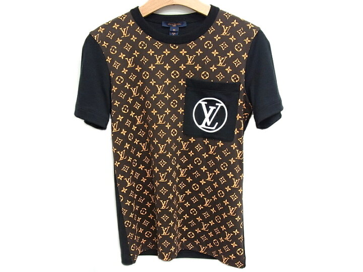 楽天市場】LOUIS VUITTON ルイヴィトンTシャツ モノグラム ブラウン 
