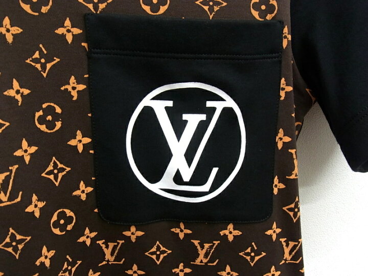 楽天市場】LOUIS VUITTON ルイヴィトンTシャツ モノグラム ブラウン  