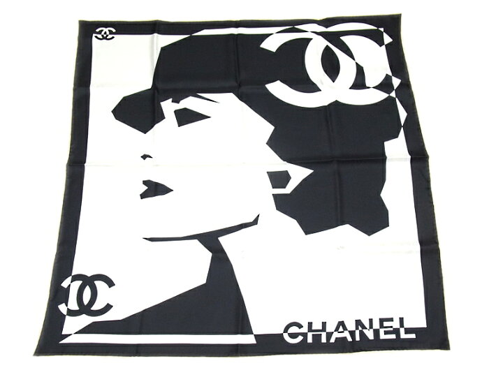 楽天市場】シャネル CHANEL スカーフシルク100％ レディース  