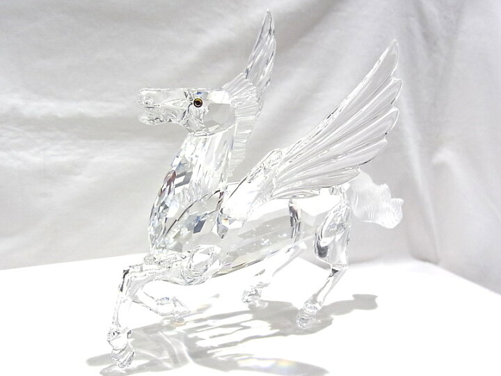 楽天市場】スワロフスキー Swarovski 置物 インテリアペガサス 1998年 