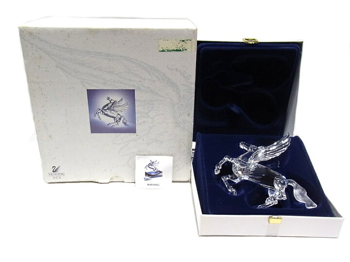 楽天市場】スワロフスキー Swarovski 置物 インテリアペガサス 1998年 