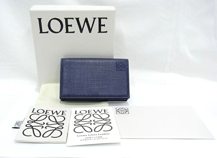 楽天市場】ロエベ LOEWE 名刺入れ LINEN リネン BUSINESS CARDHOLDER 