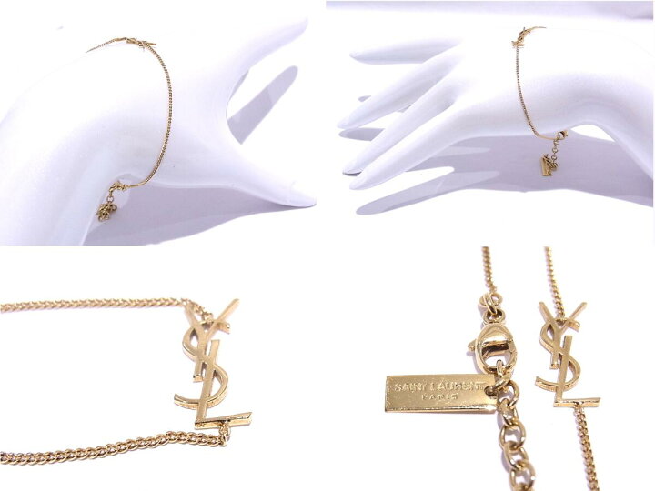 楽天市場】サンローラン SAINT LAURENT YSLブレスレット モノグラム 