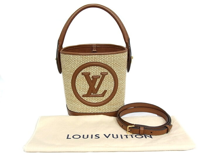 楽天市場】ルイヴィトン LOUIS VUITTON プティ・バケットハンドバッグ 