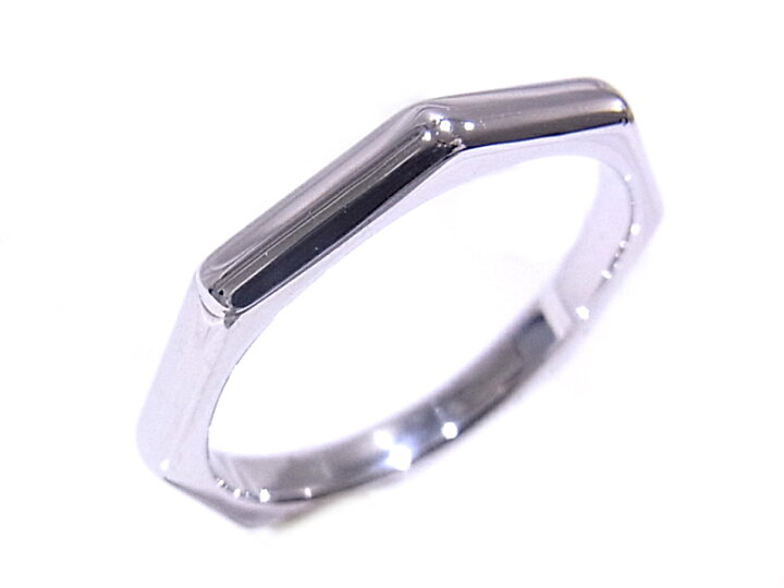 楽天市場】BVLGARI ブルガリ オクタゴナルリング 指輪750 18K WG 