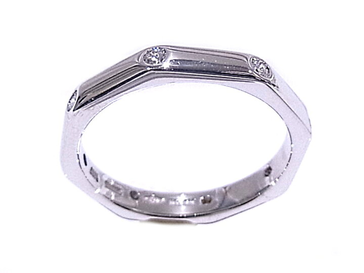 楽天市場】BVLGARI ブルガリ オクタゴナル 8Pダイヤ750 18K WG 