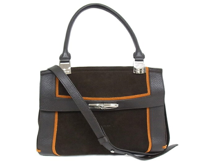 楽天市場】ロンシャン LONGCHAMP マドレーヌレザー/スエード 