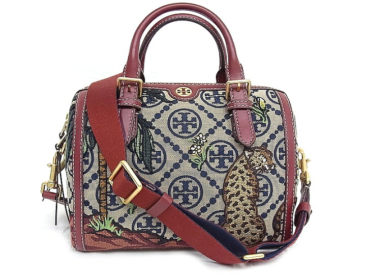 楽天市場】トリーバーチ TORY BURCH ミニボストンバッググレー 