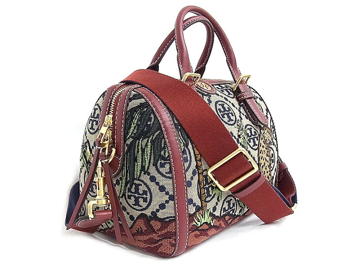 楽天市場】トリーバーチ TORY BURCH ミニボストンバッググレー 