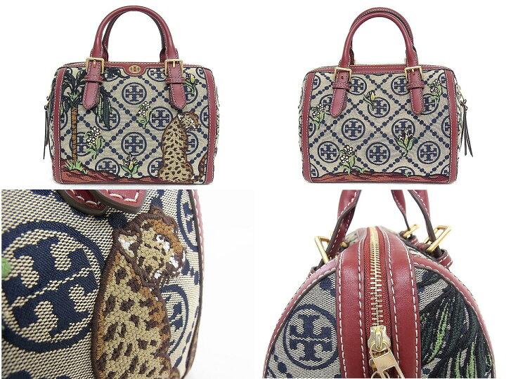 楽天市場】トリーバーチ TORY BURCH ミニボストンバッググレー 