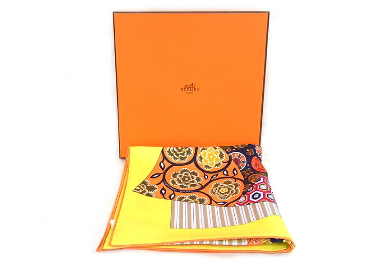 楽天市場】エルメス HERMES スカーフ カレ90シルク100％ レディース 
