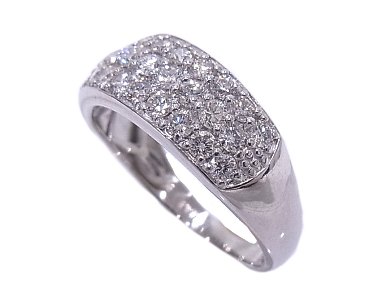 人気を誇る 指輪 Pt950 プラチナ ダイヤリング 合計1.00ct 指輪