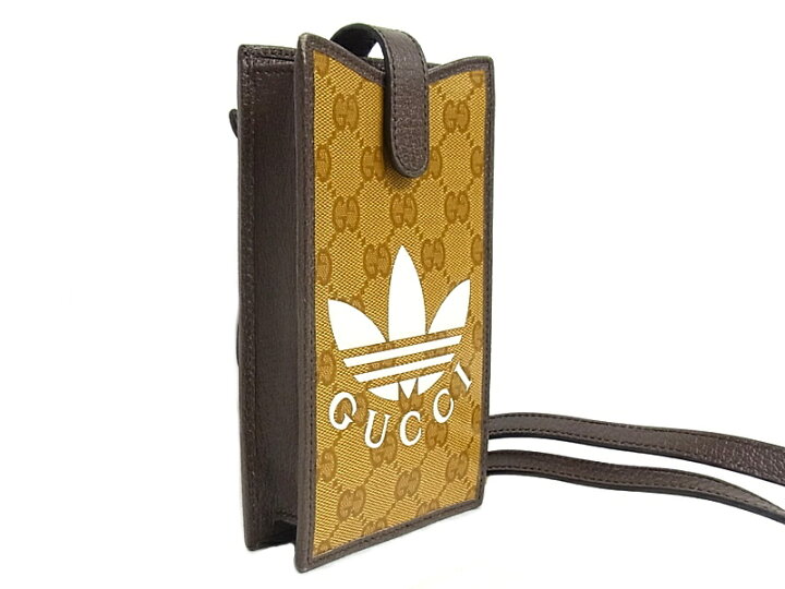 楽天市場】グッチ GUCCI 702203 1147アディダスコラボ スマホケースGG 