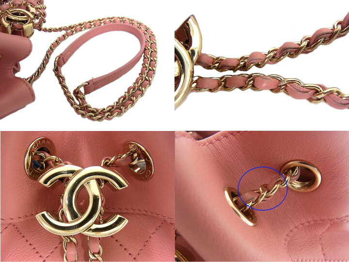 楽天市場】シャネル CHANEL マトラッセ 巾着バッグ ゴールド金具 ココ 
